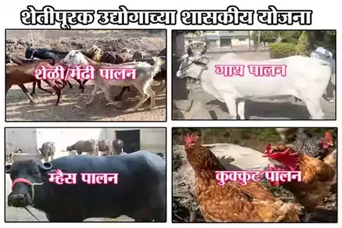 शेतीपूरक उद्योगाच्या शासकीय योजना