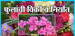 फुलांची विक्री व निर्यात