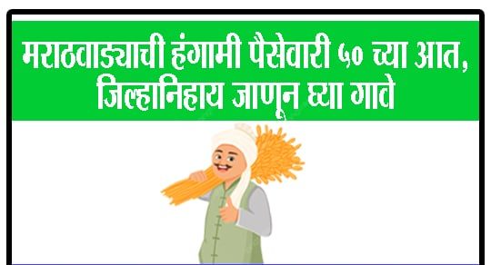 मराठवाड्याची हंगामी पैसेवारी ५० च्या आत, जिल्हानिहाय जाणून घ्या गावे